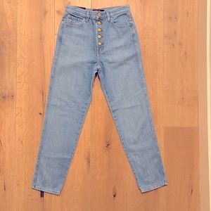 J Brand Heather High-Rise Slim Straight. Size 25.